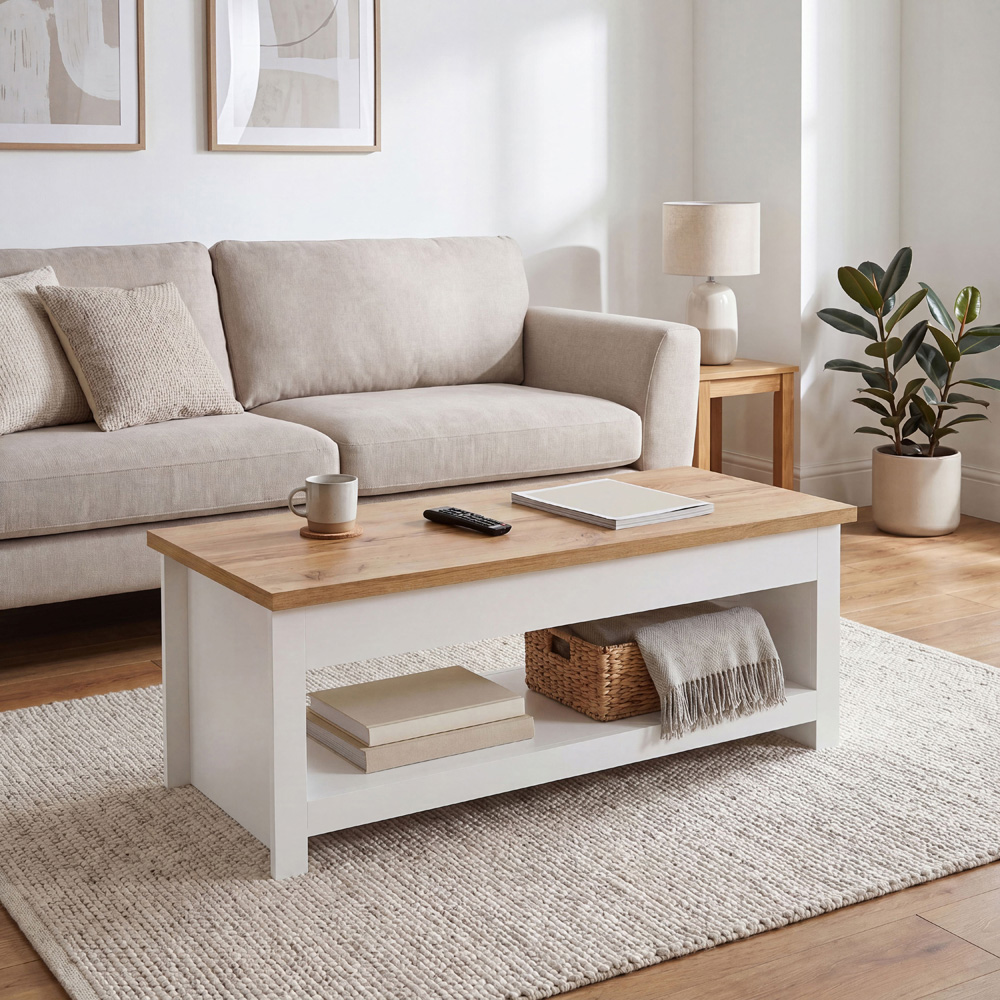 VIDA DESIGNS Arlington White Coffee Table Image 4