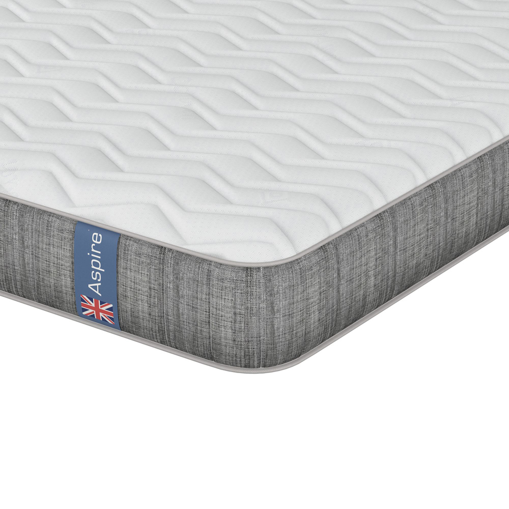 Aspire SleepCraft Small Double Medium Comfort Memory Foam Pocket Spring Hybrid Mattress Image 3