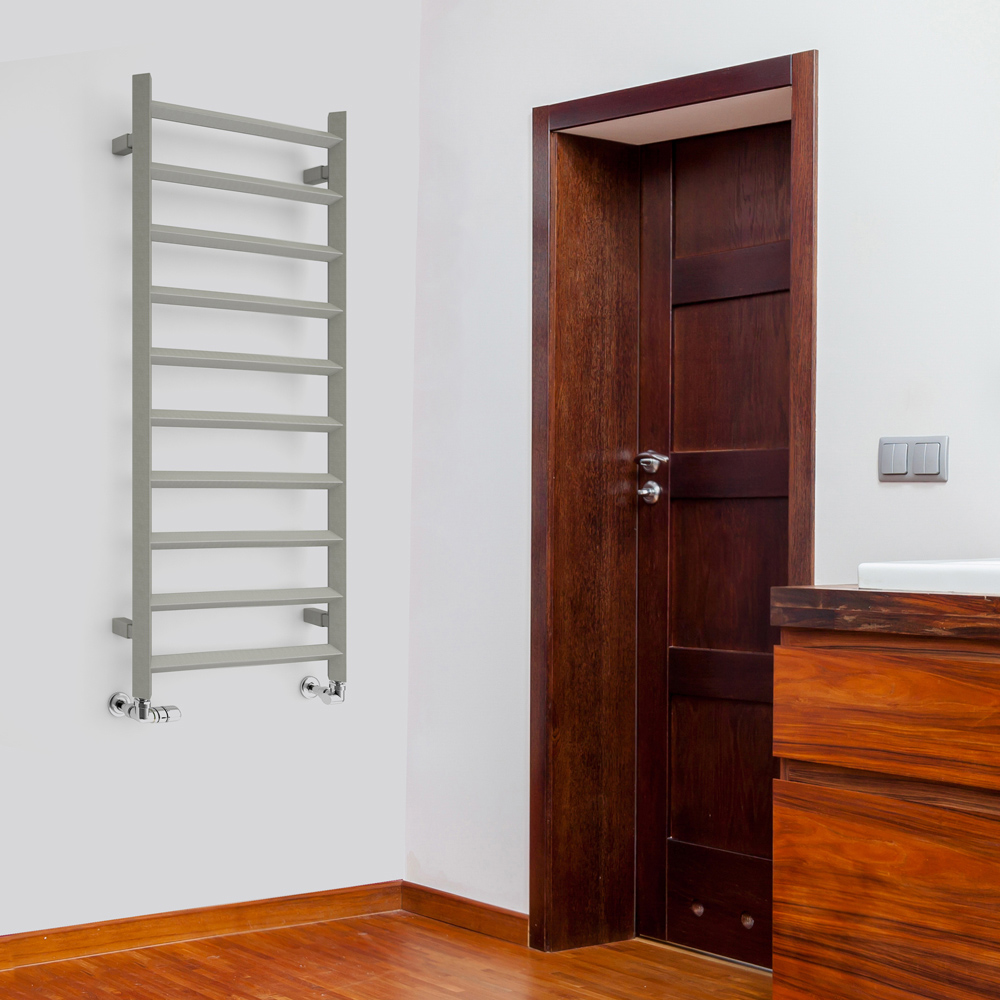 Terma Crystal 1364 BTU Sparkling Gravel Electric Heated Towel Rail 1200 x 500mm Image 2