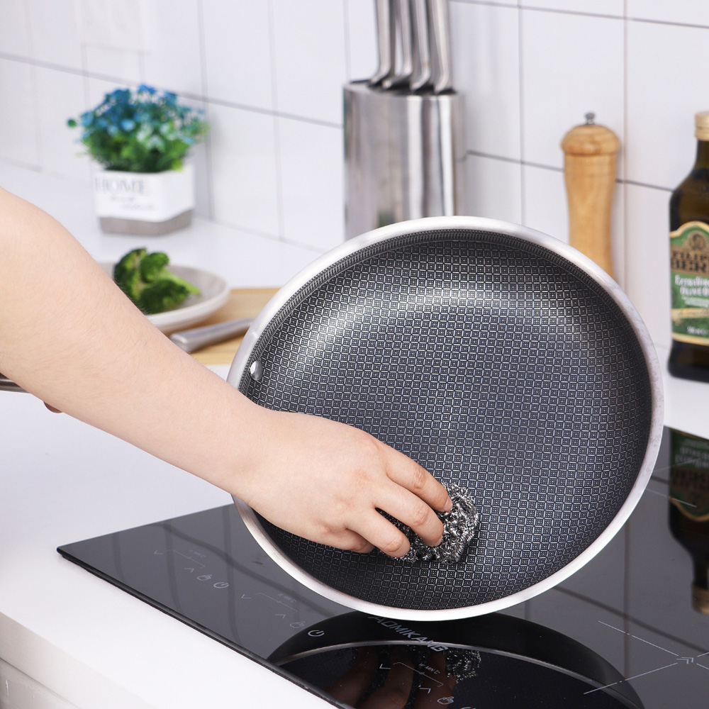 Cermalon 3 Piece Tri-Ply Frying Pans Set Image 2