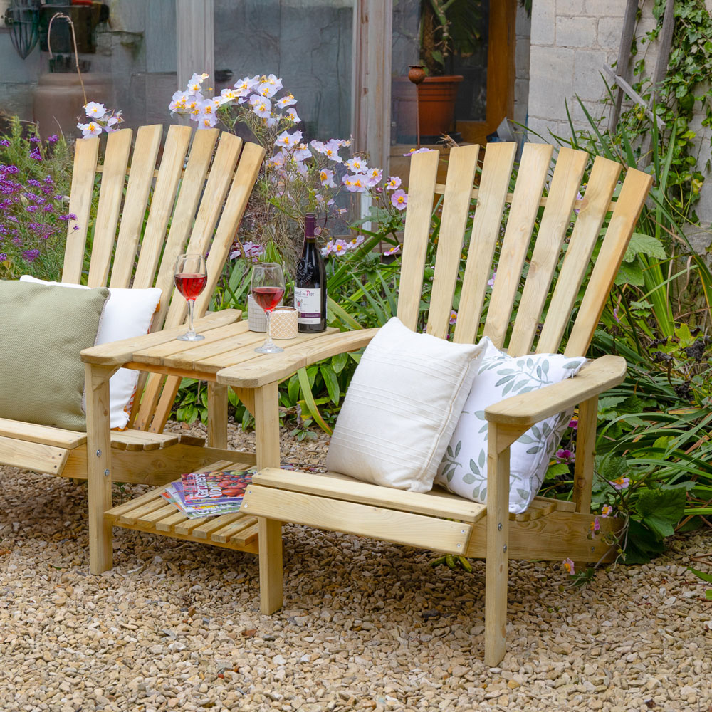 Forest Garden Florida 2 Seater Love Seat Image 4