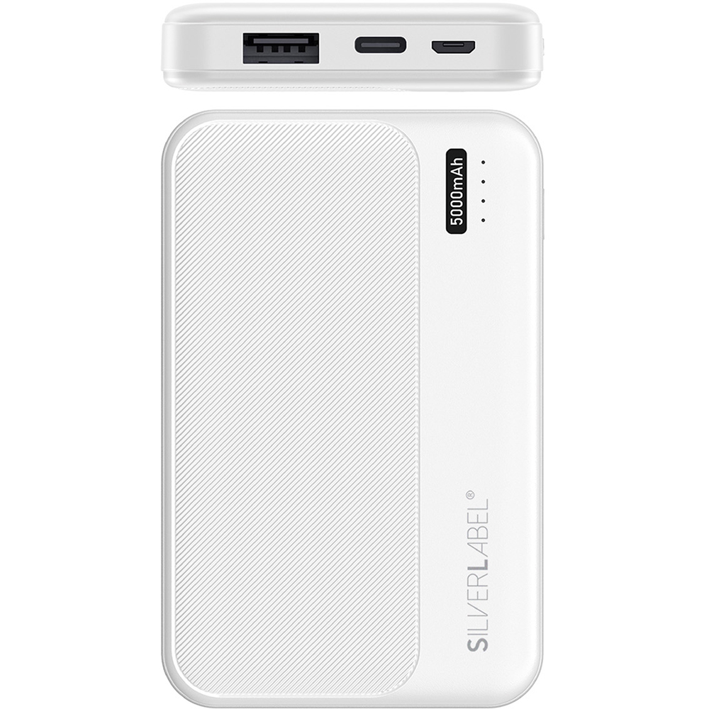 SilverLabel E71022251 White Power Bank 5000mAh Image 3