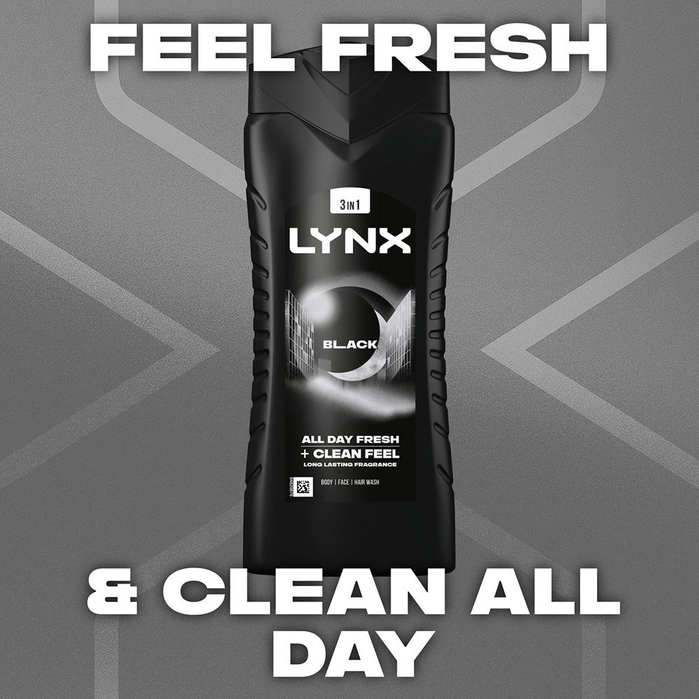 Lynx Black Shower Gel 500ml and XXL Anti-Perspirant Spray Bundle Image 5