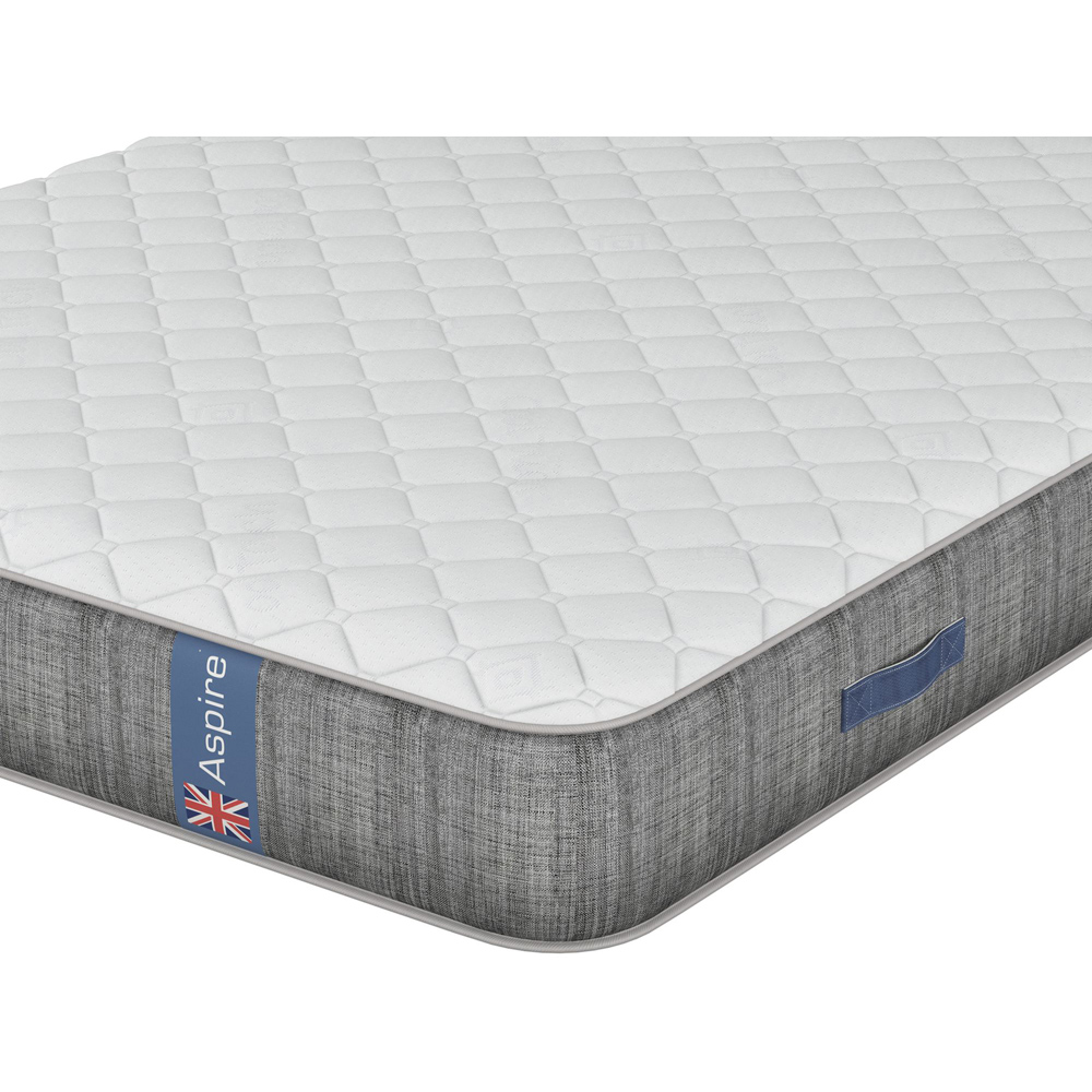 Aspire PureRest King Size Medium Firm Wool Pocket Spring Hybrid Mattress Image 3