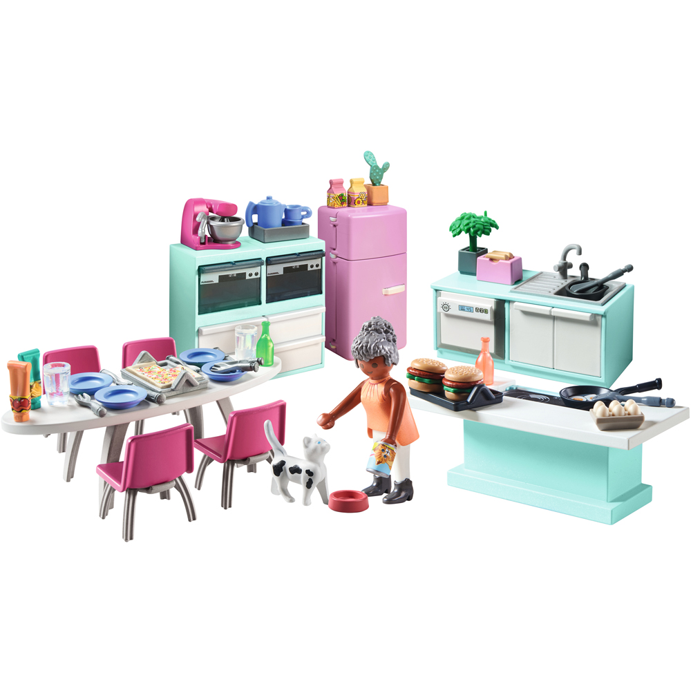Playmobil Kitchen with Dining Table Playset Image 3