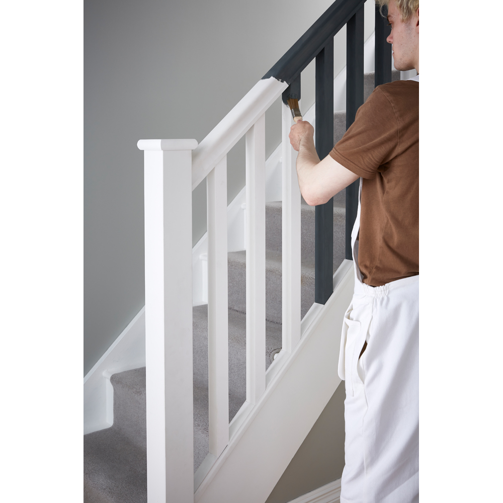 Richard Burbidge Paint Ready HDR Stair Handrail and Base Rail Set 4.2m x 41mm Image 2