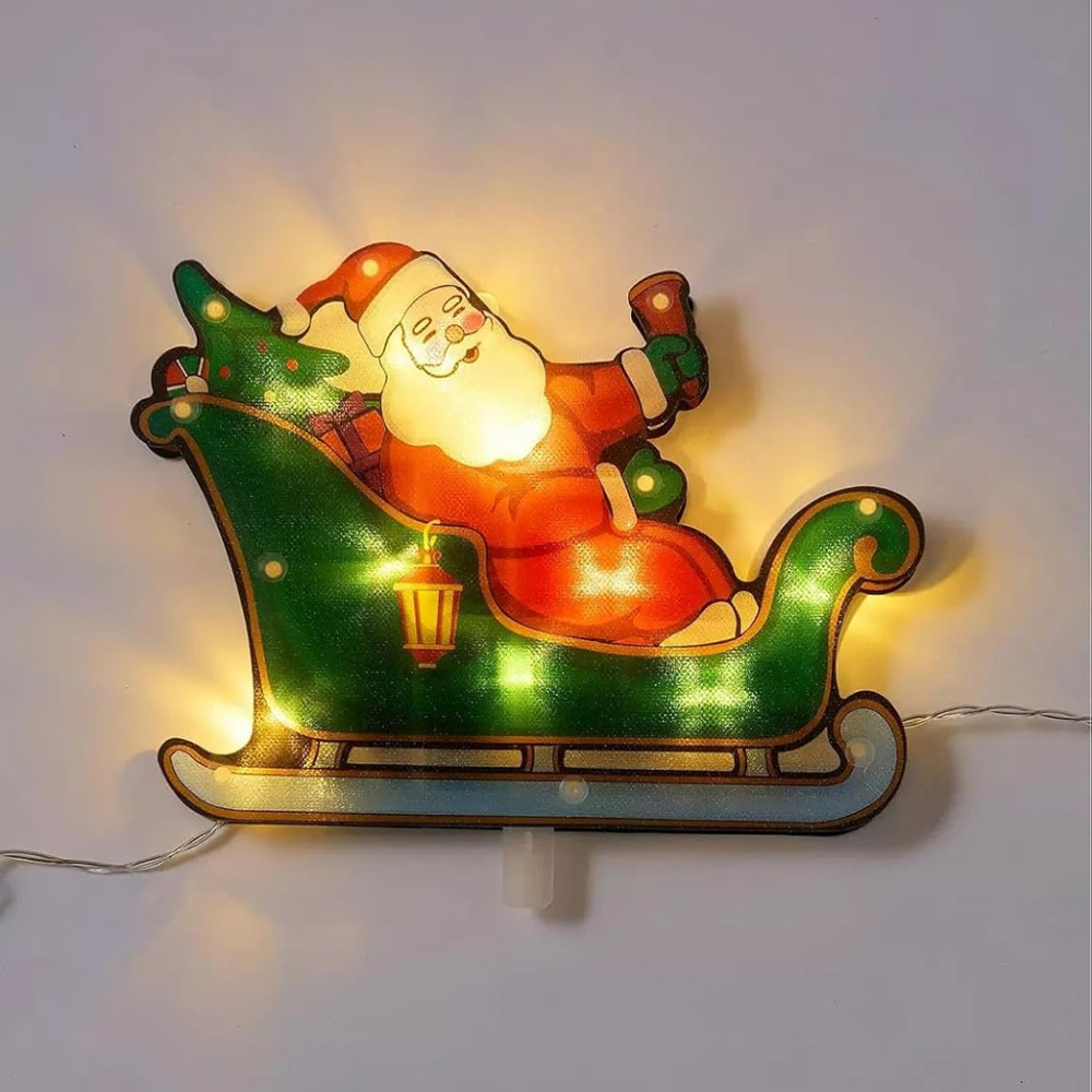 Marco Paul Santa Sleigh Stake Light Christmas Decoration 53cm Image 3