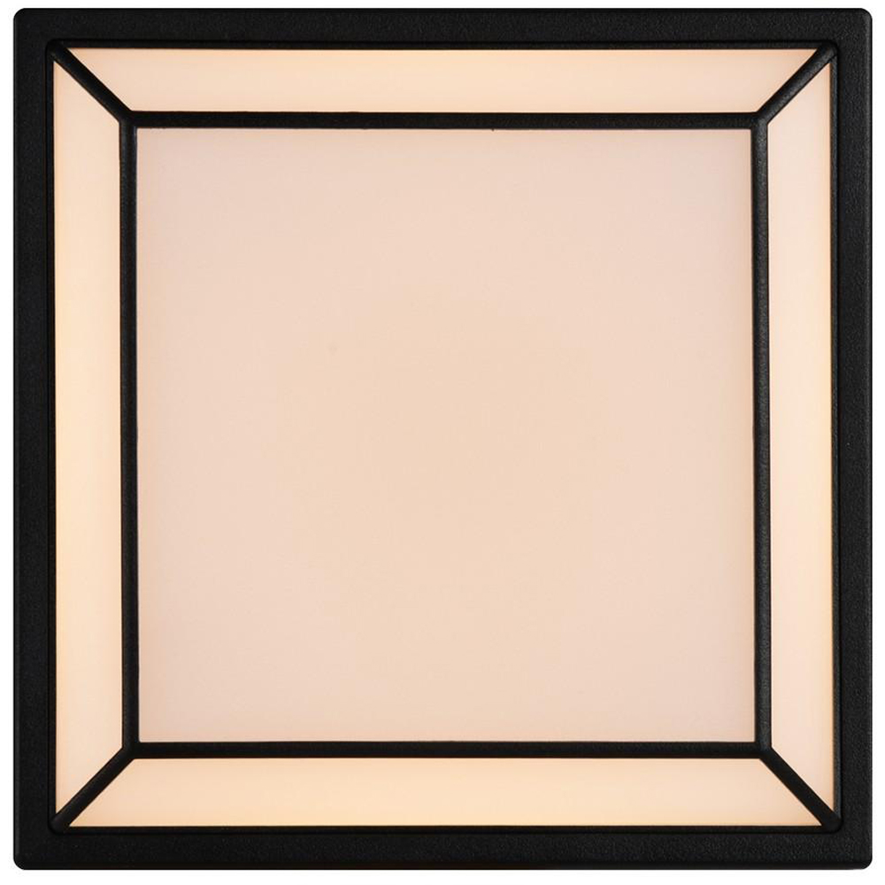 Nordlux Oliver Black Square Outdoor Wall Light with Replaceable Covers Image 5