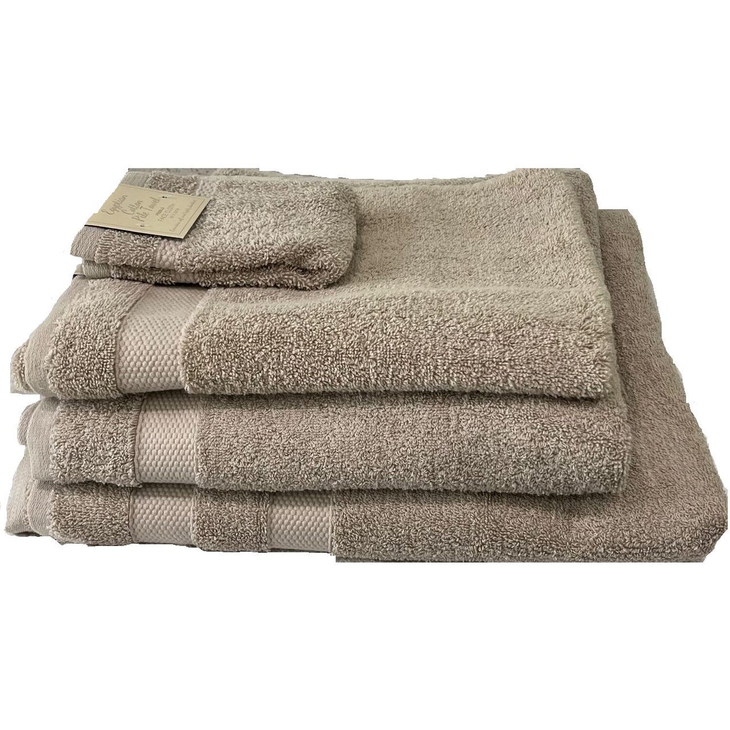 Egyptian Cotton Bath Towel - Pebble Image