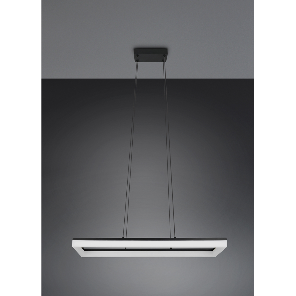 TRIO Camino Matt Black LED Pendant Light Image 7