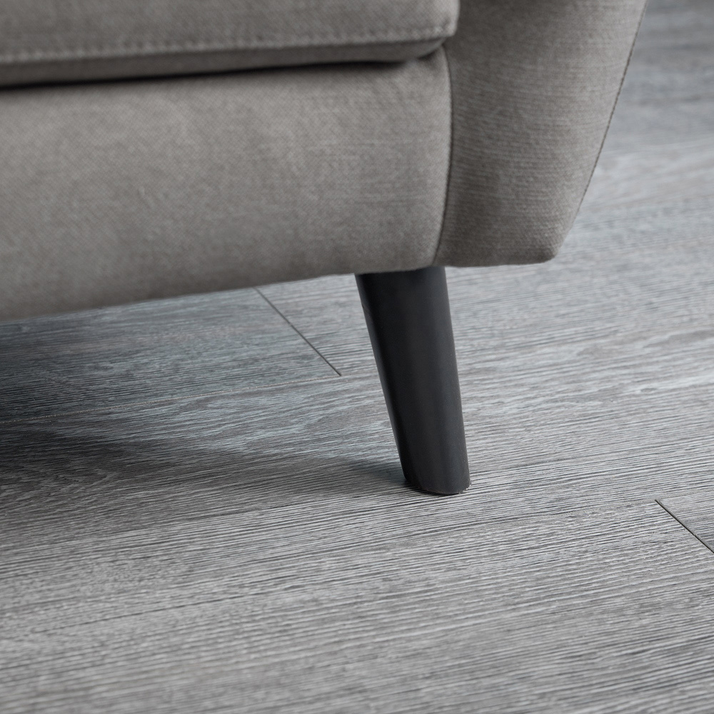 Julian Bowen Monza 2 Seater Grey Compact Retro Sofa Image 4