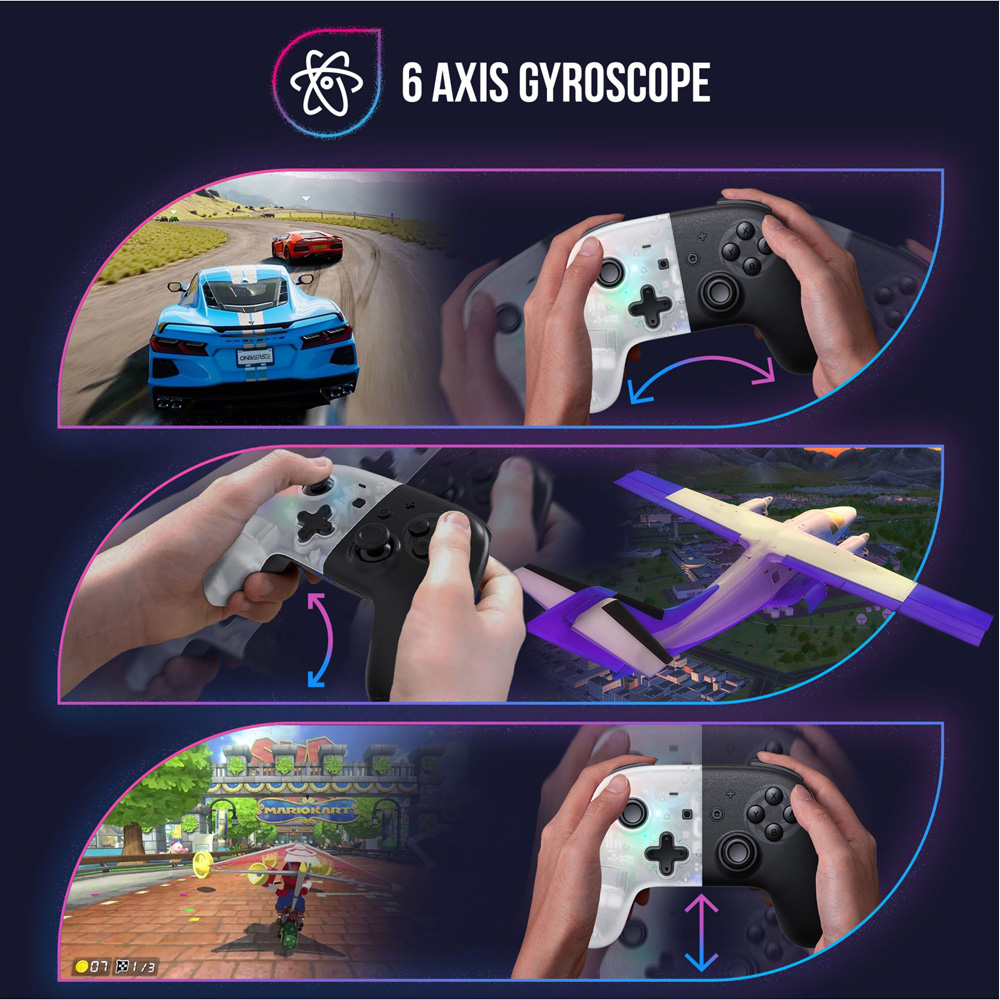 Oniverse Onipad White Star Bluetooth Gaming Controller Image 6
