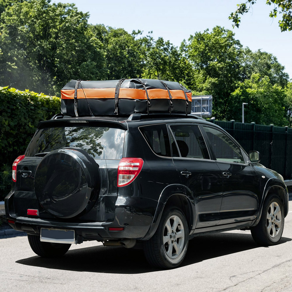 Costway Orange Car Rooftop Cargo Bag 560L Image 2
