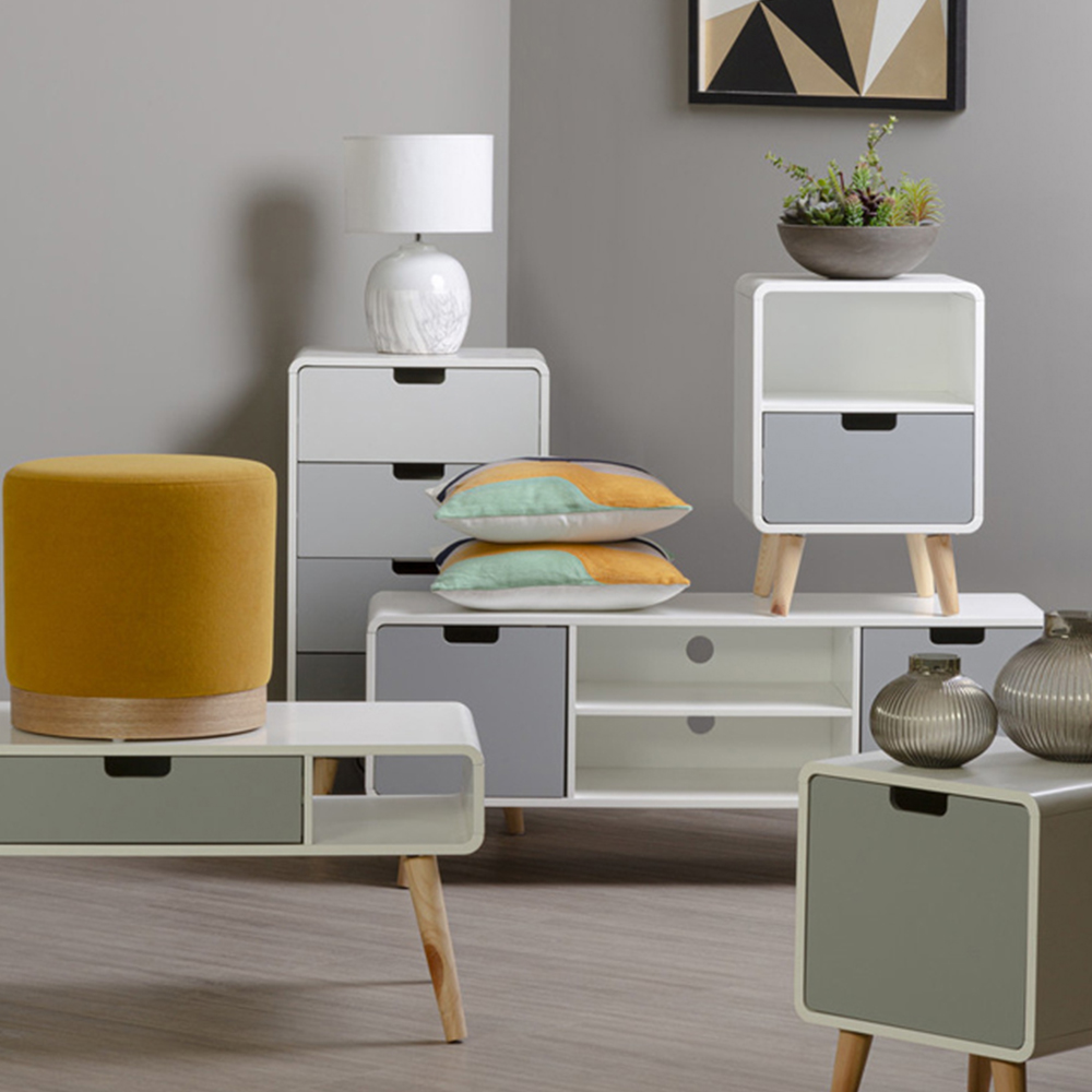 Premier Housewares Milo Single Drawer Cabinet Image 9