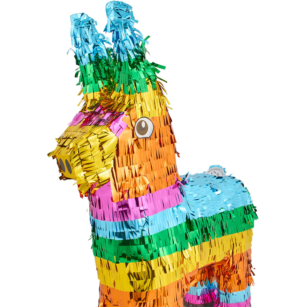 Foiled Rainbow Donkey Pinata Image 4