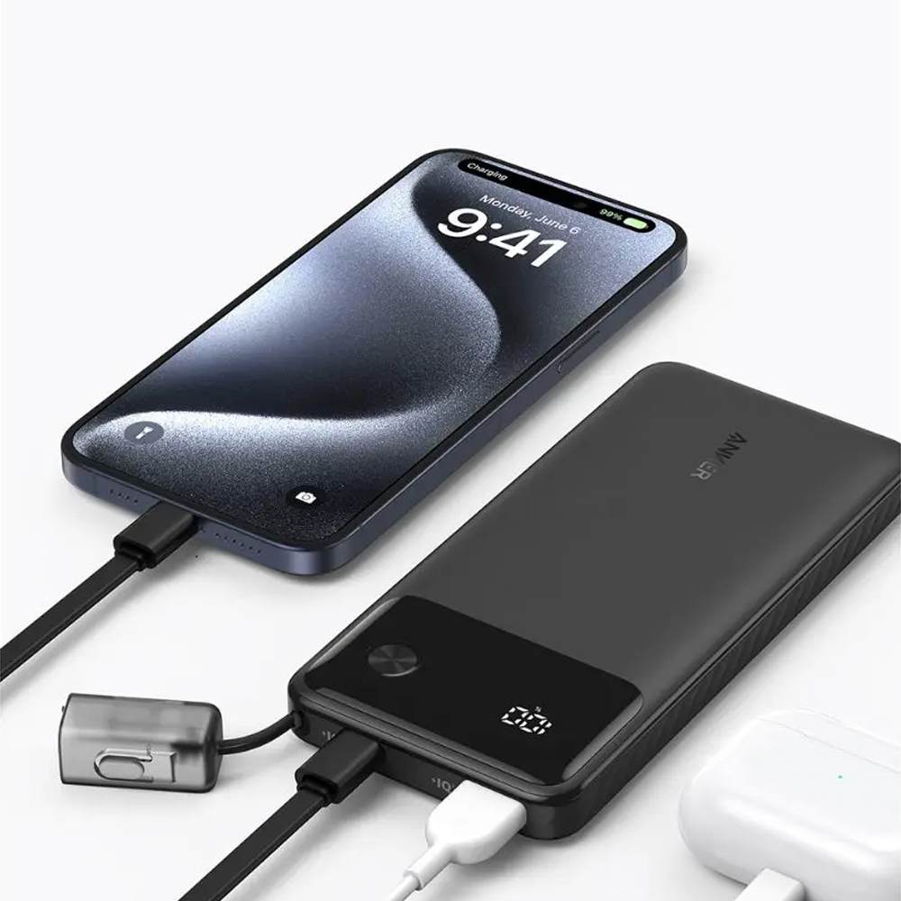 Anker Black PD Power Bank 22.5W 10000mAh Image 2