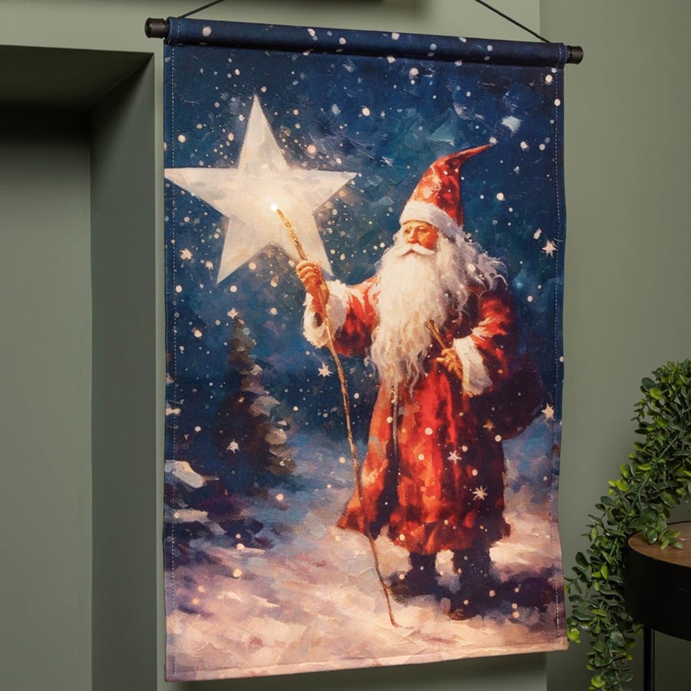 Samuel Alexander St Nick Light Up Hanging Banner 60 x 40cm Image 7