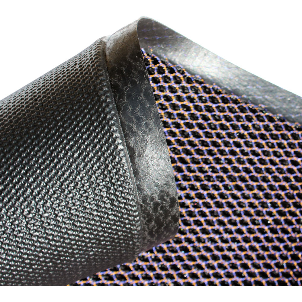 Floortex Doortex Meshmat Metallic Blue and Orange Entrance Mat 50 x 80cm Image 3