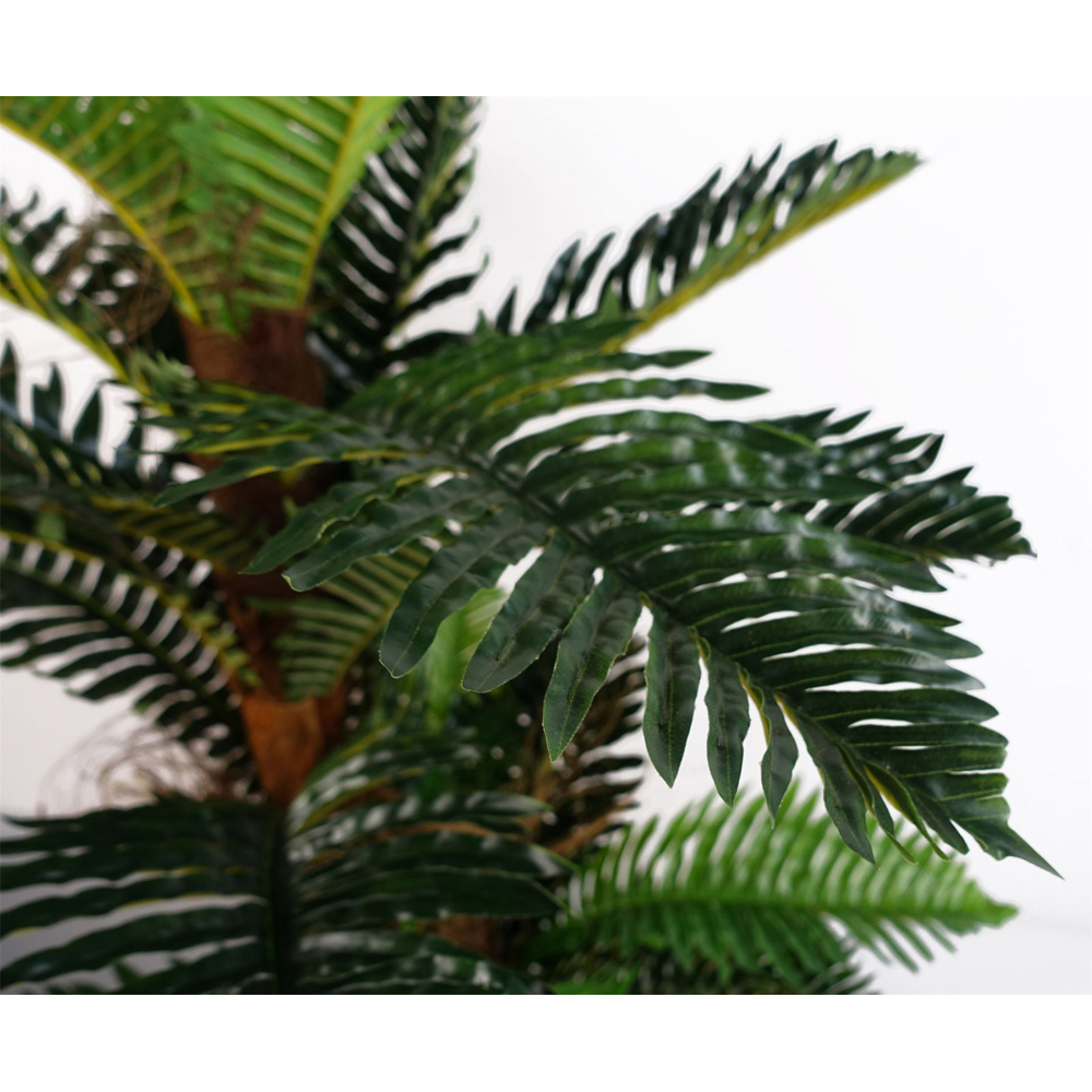 Botanik Palm Artificial Tree with Natural Trunk in Pot 5ft Image 3
