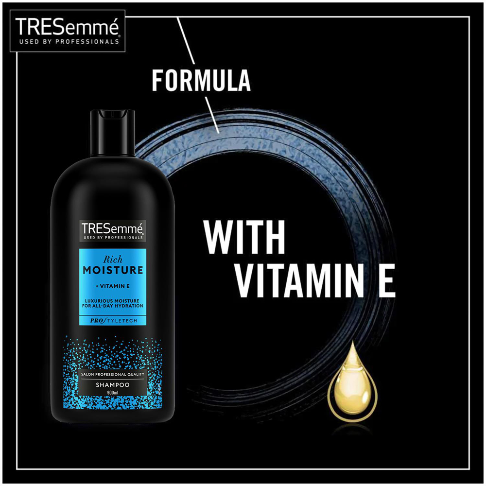 TRESemme Luxurious Moisture Rich Shampoo 900ml 4 Pack Image 6