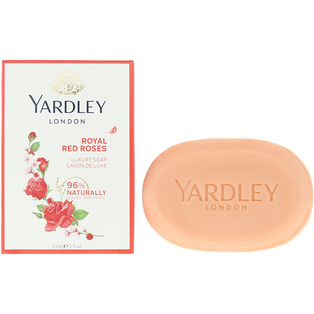 Yardley Royal Red Roses Soap 100g Image 2