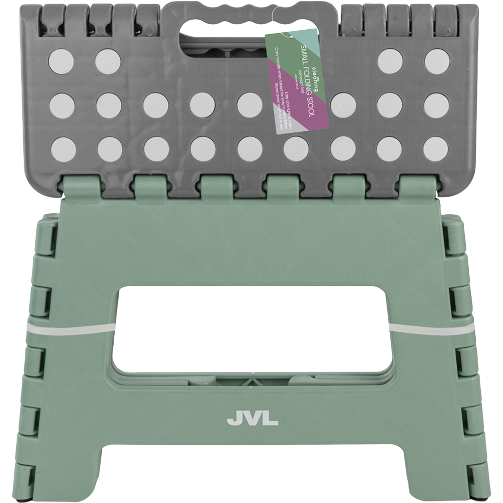 JVL Cleaning Small Green Folding Step Stool Image 5