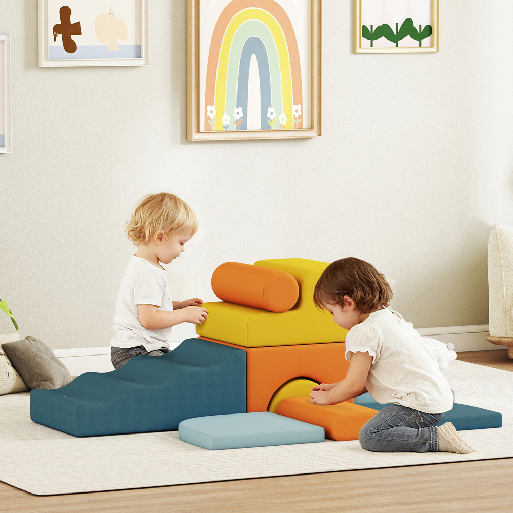 Tommy Toys Kids 9 Piece Soft Play Set with Detachable Cover Image 2