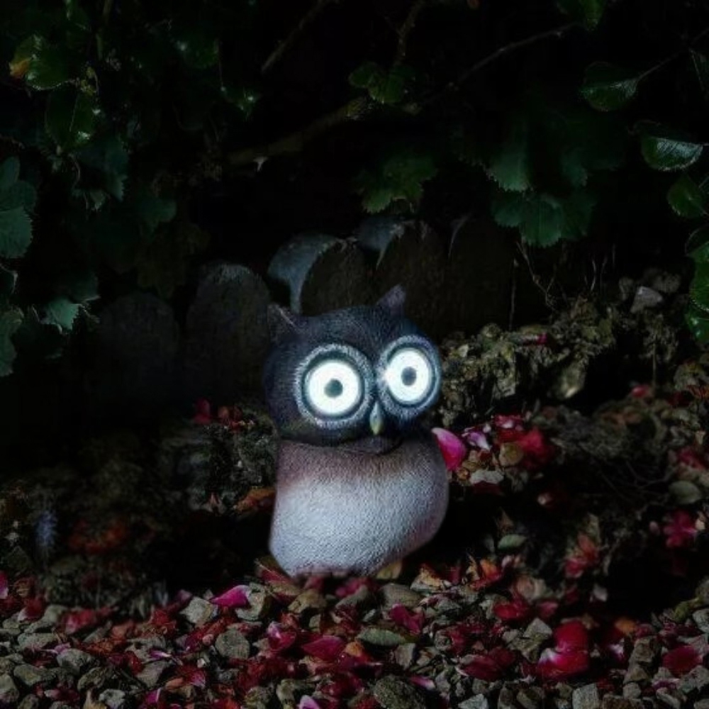 Garden Mile Owl Solar LED Garden Ornament Image 2