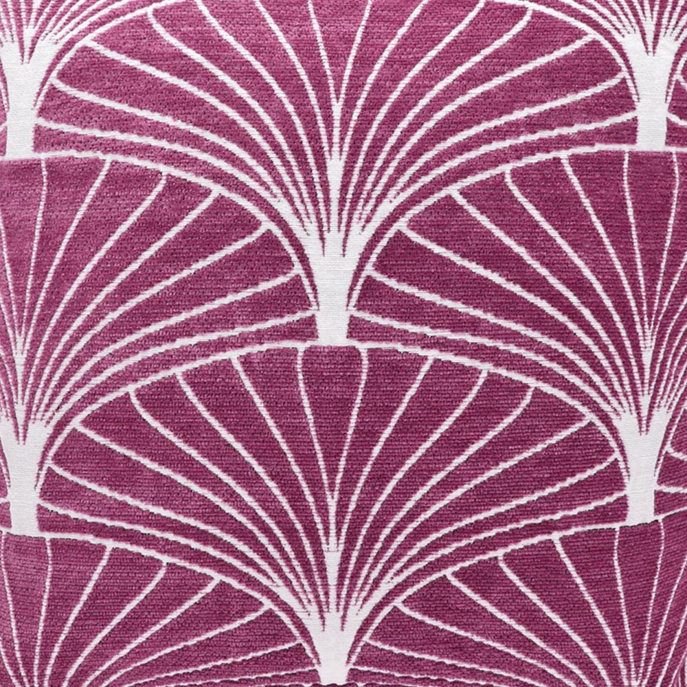 Velosso Palermo Chenille Mauve Filled Cushion 43 x 43cm 2 Pack Image 2