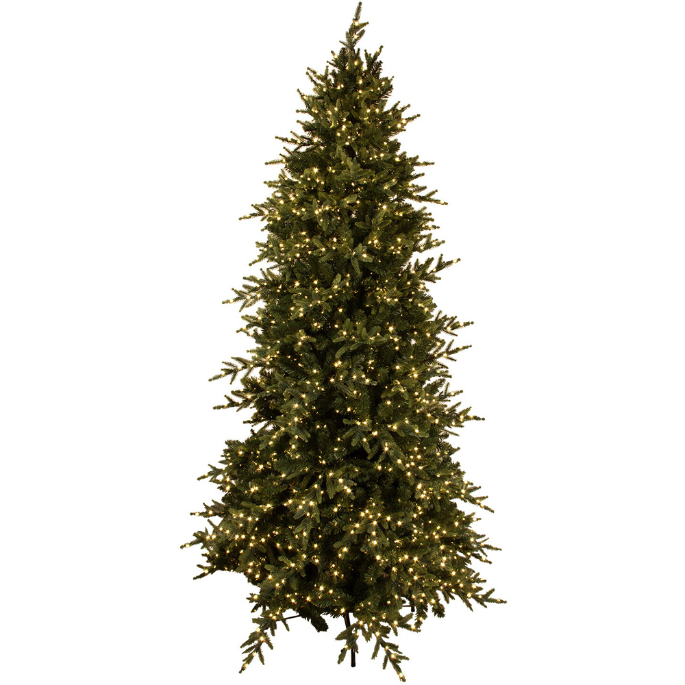 Hatherleigh Pre-Lit Fir Tree Green 7ft | Wilko
