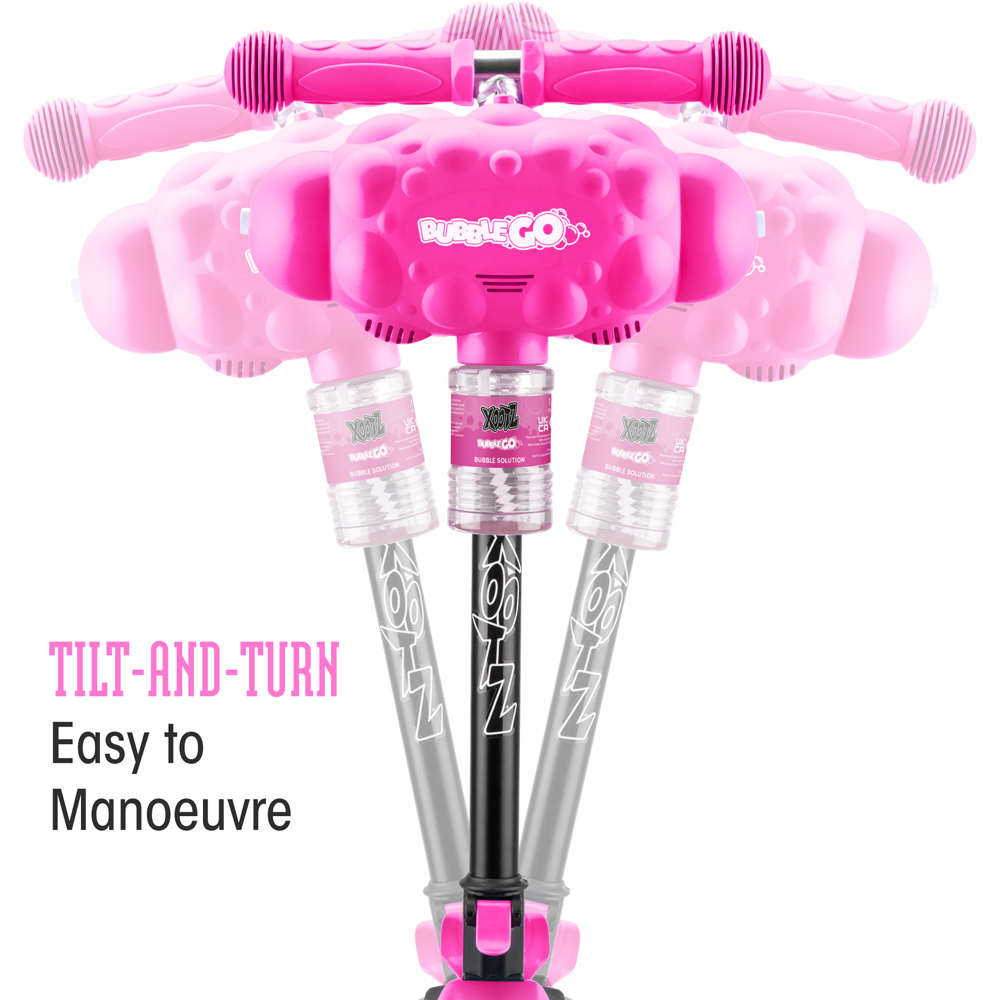 Xootz Bubble Go Pink Foldable Tri Scooter Image 5