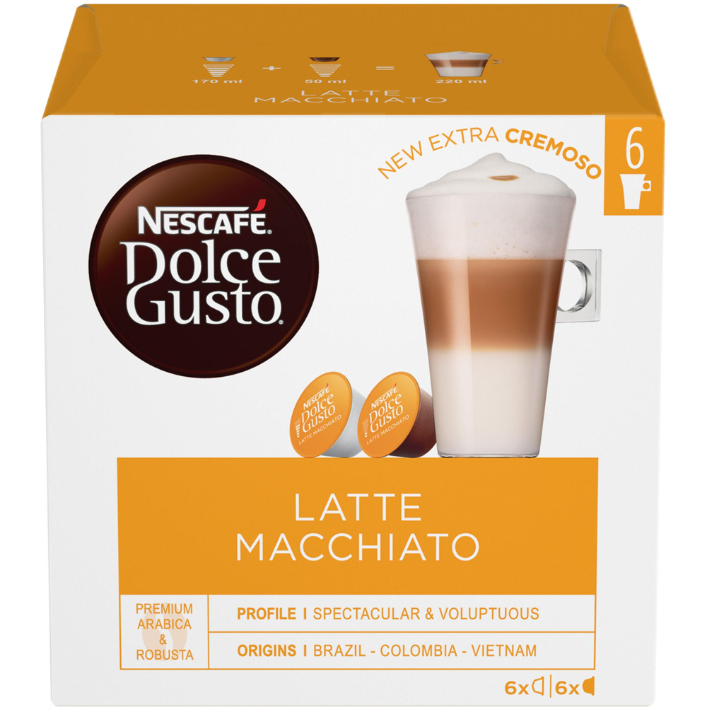Nescafé Latte Macchiato Coffee Pods 6 Pack Image
