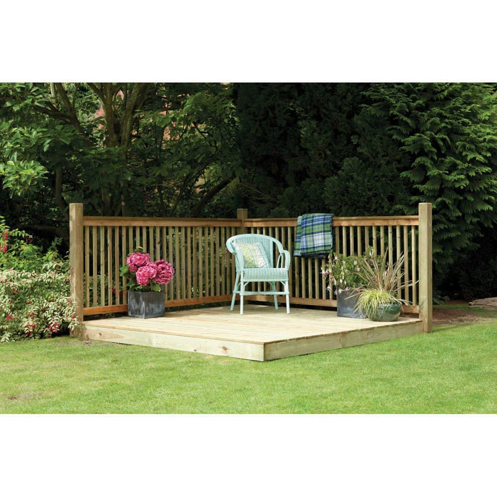 Forest Garden Patio Decking Kit 2.4 x 2.4m Image 3