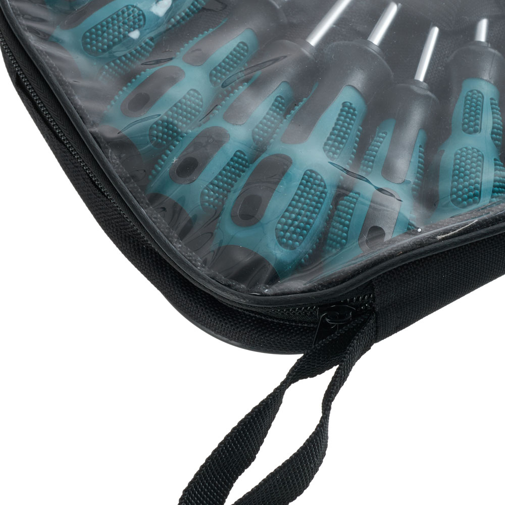 Living and Home 10 Piece Multi-Purpose Screwdriver Set with Storage Bag Image 3