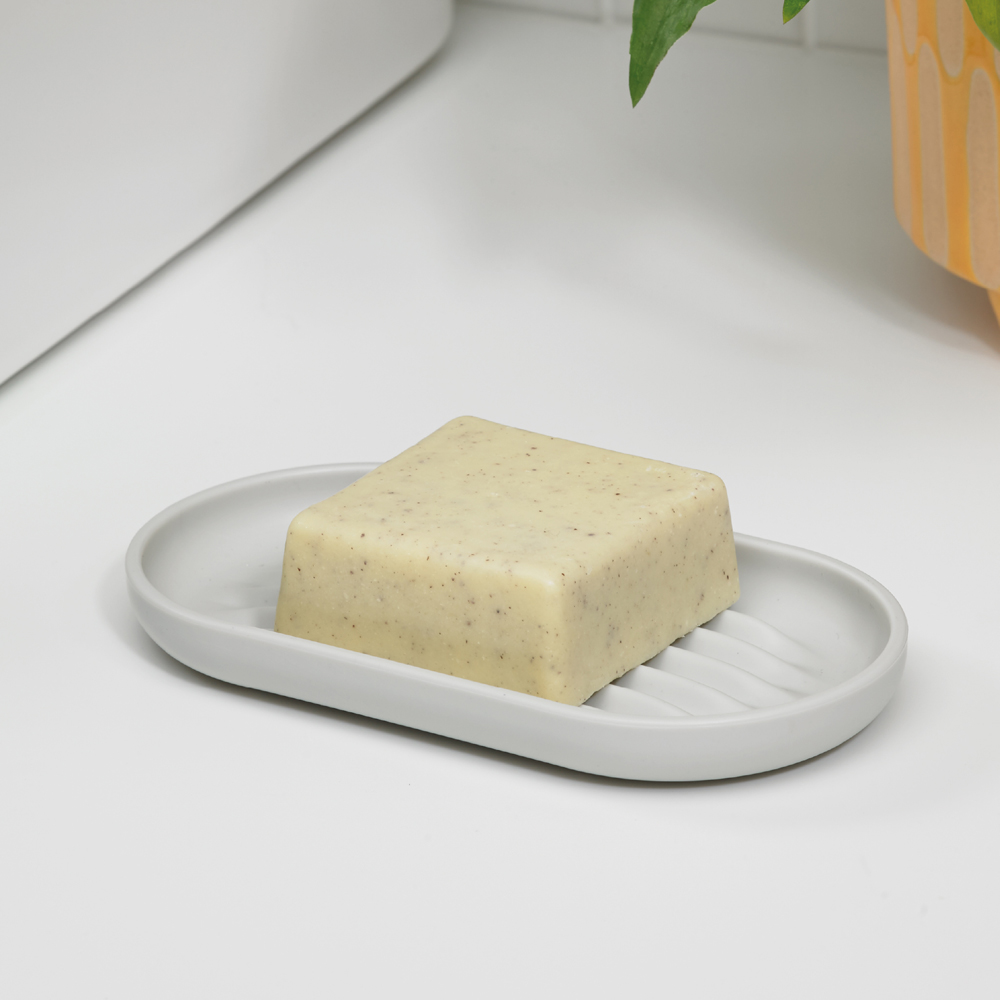 ReBorn Stone Effect Recycled Plastic Soap Dish Twin Pack Image 2