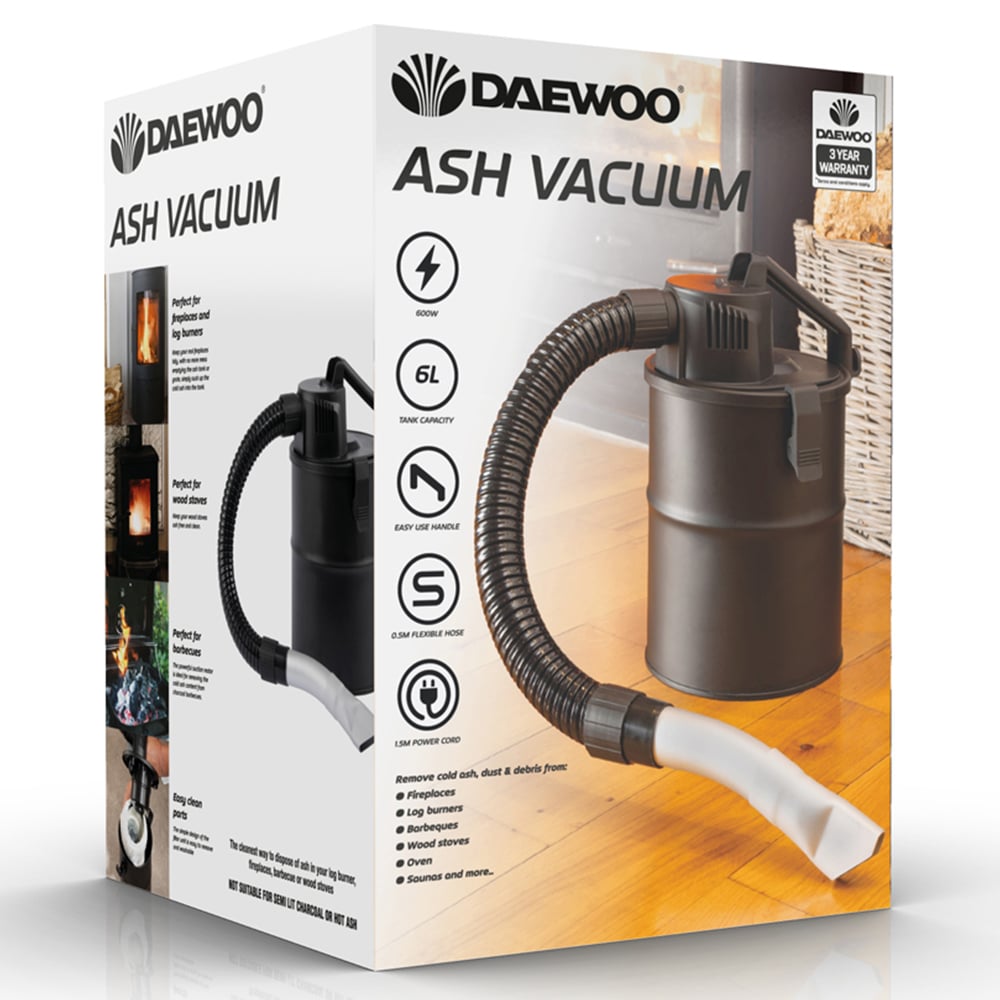 Daewoo 6L Ash Vaccum Cleaner with HEPA Filter 250W Image 3