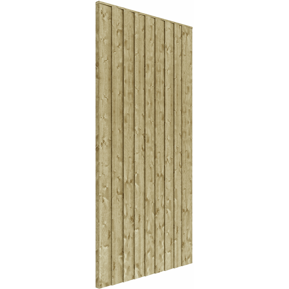 Rowlinson 6ft Pressure Treated Vertical Board Gate Image 3