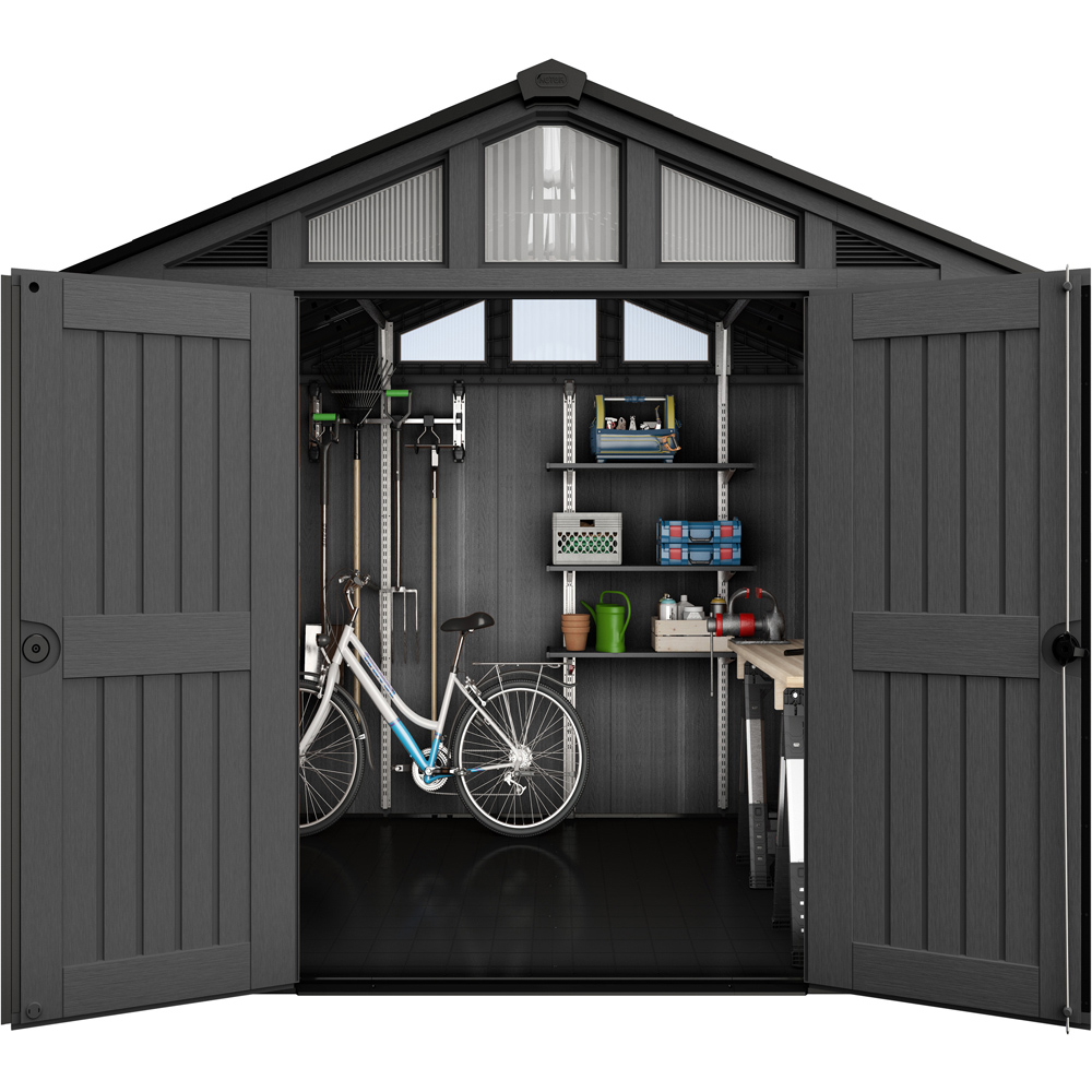 Keter Stronghold 10 x 8ft Grey Apex Garden Shed Image 3