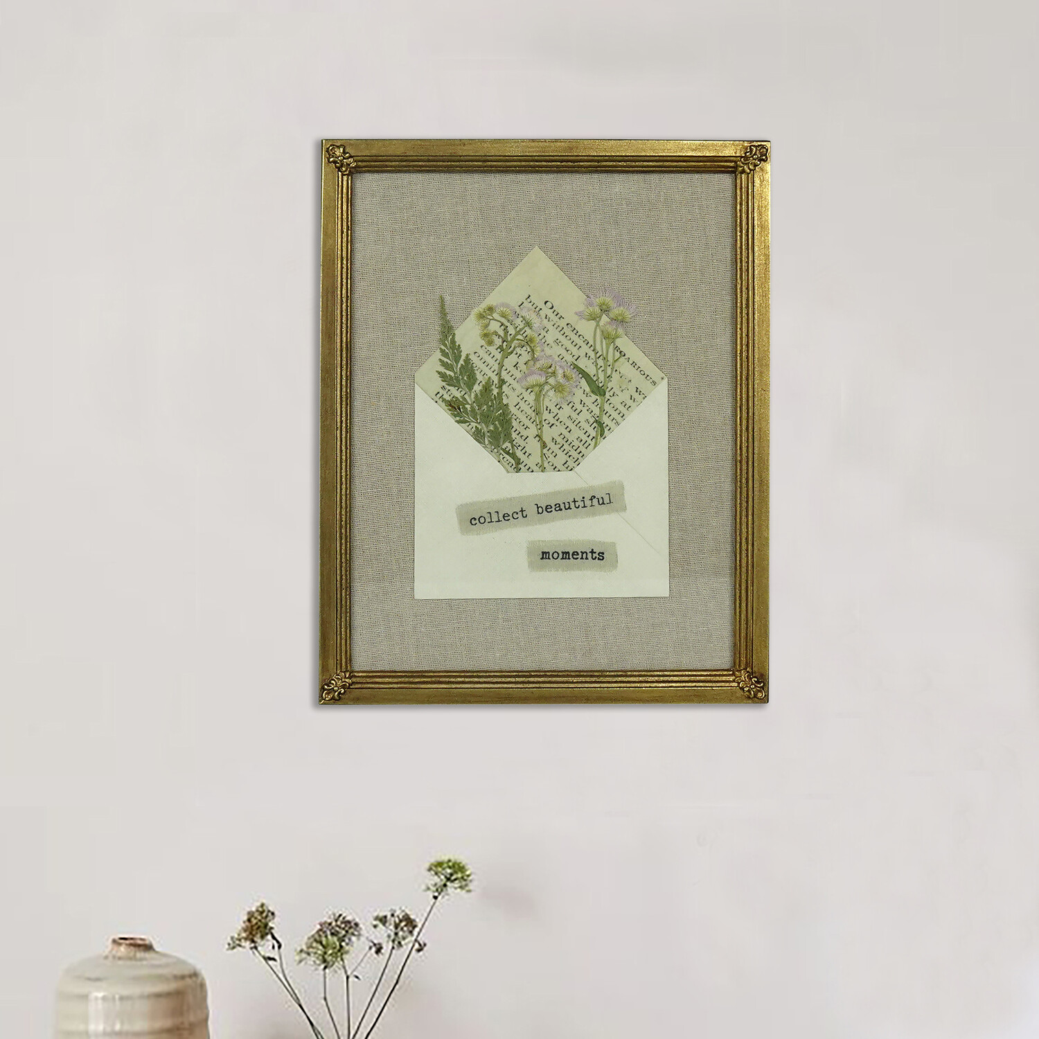 Collect Beautiful Moments Framed Art Grey Image 3