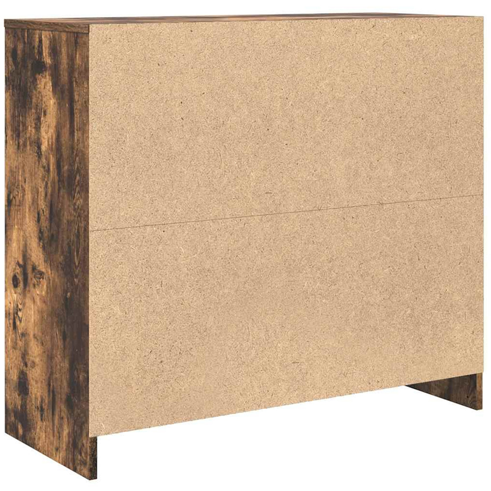 vidaXL 3 Door Smoked Oak Sideboard Image 7