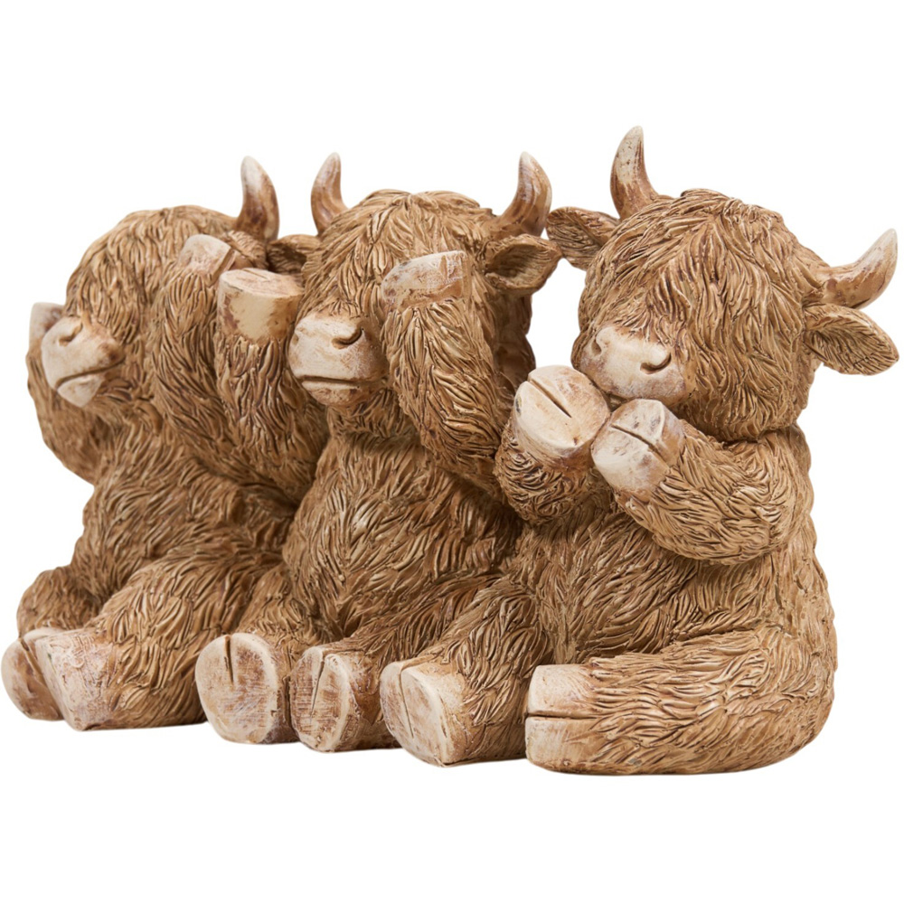 Highland Cows Decoration Brown Image 2