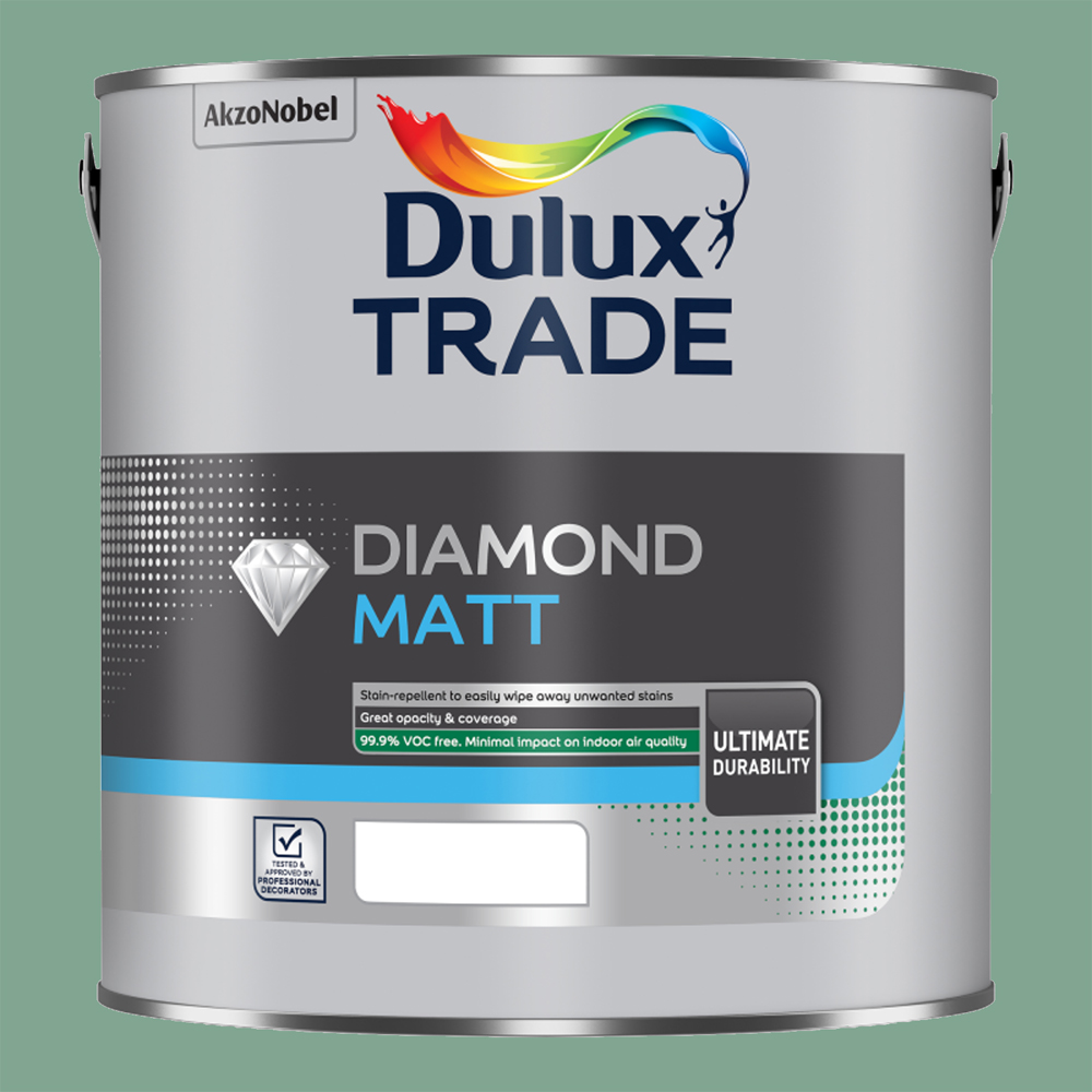 Dulux Trade Village Maze Walls and Ceilings Diamond Matt Paint 5L Image 2