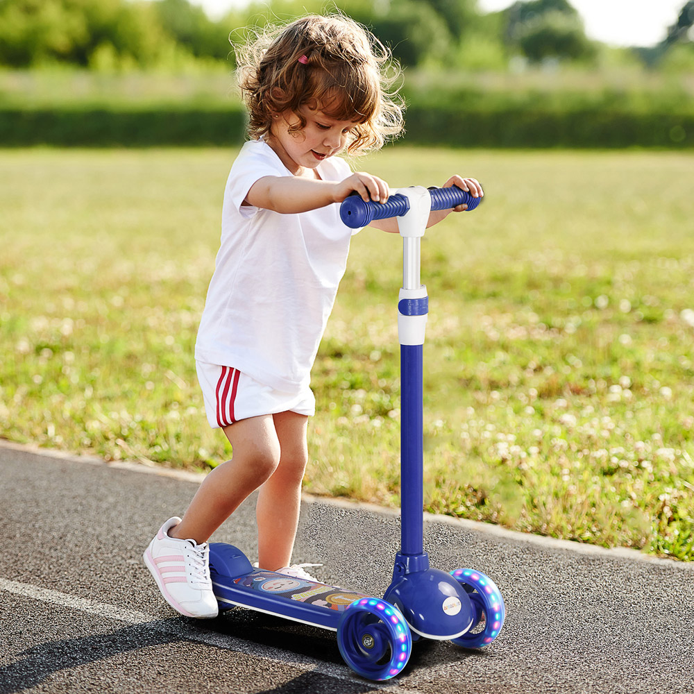 Tommy Toys Kids 3 Wheel Blue Adjustable Scooter 2 to 6 Years Image 2