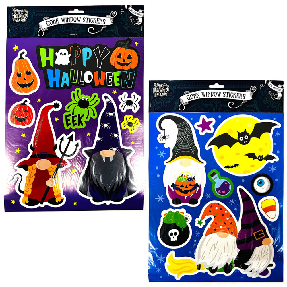Haunted Hallows Gonk Window Stickers Image 1