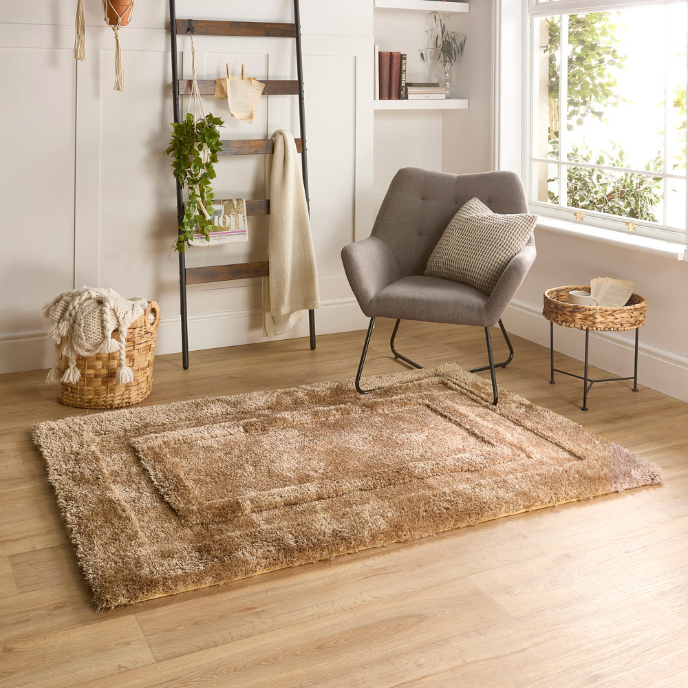 Origins Frame Latte Rug 160 x 230cm Image 2