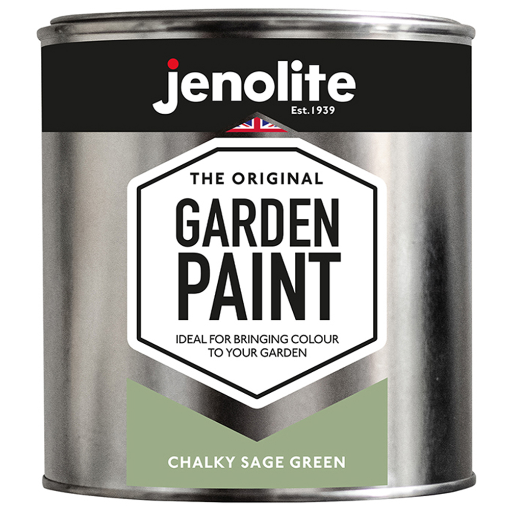 Jenolite Garden Paint Sage Green 1L Image 2