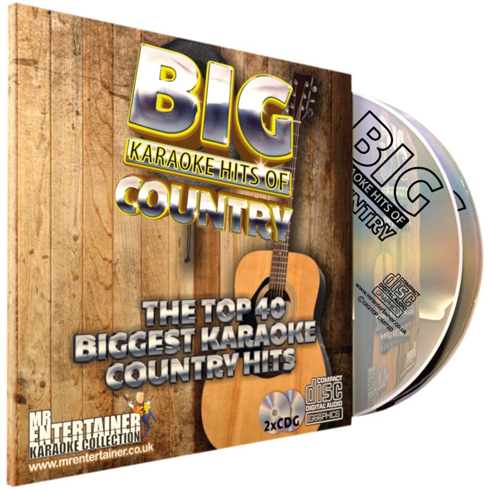Mr Entertainer Silver Country Hits Karaoke CDG Disc Image 1