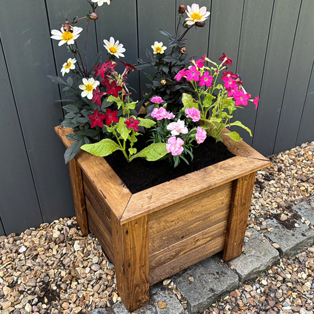 Charles Taylor Prestbury Square Large Raised Planter Image 4