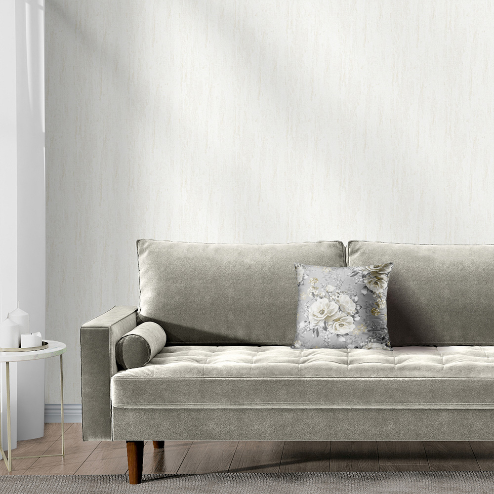 Muriva Darcy James Oleana Cream Textured Wallpaper Image 3