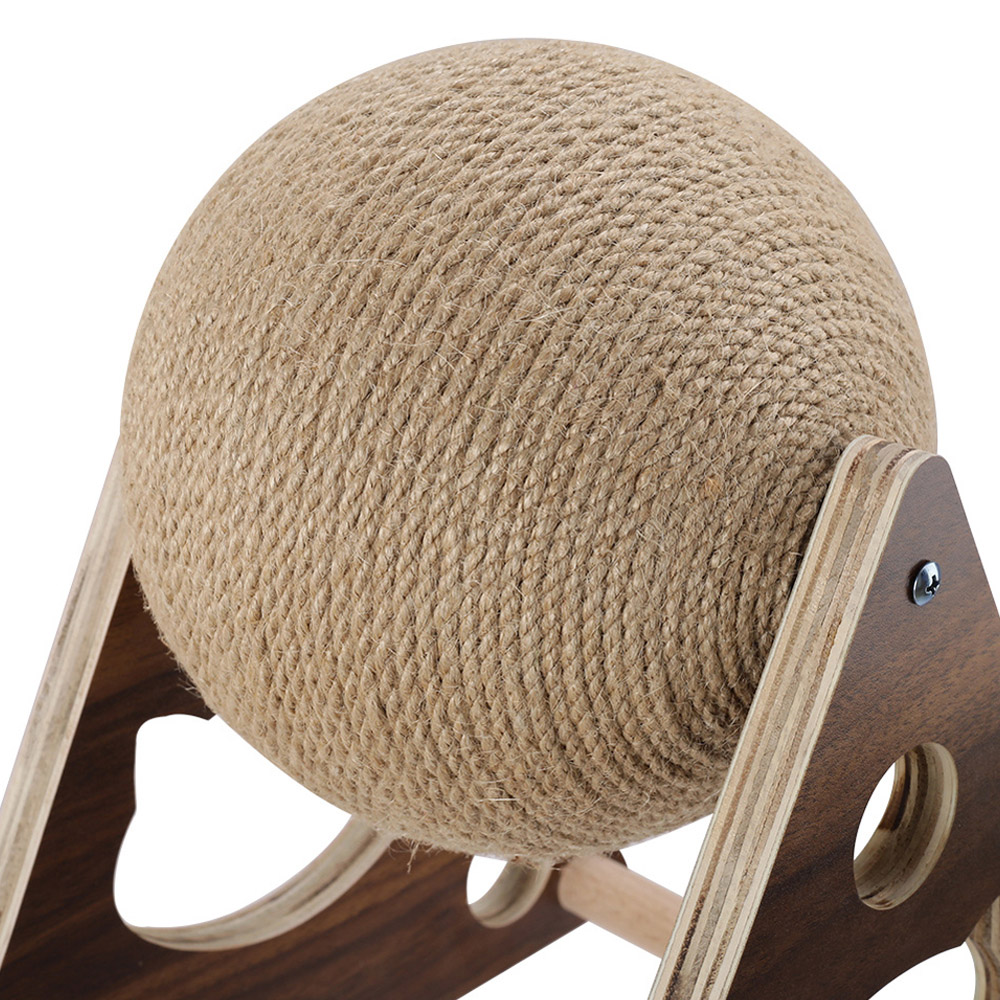 H&O Direct Natural Sisal Cat Scratching Ball Toy Image 3